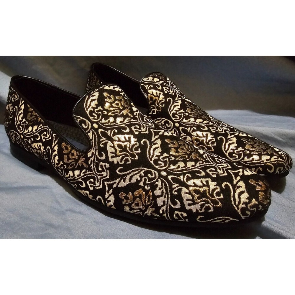 Giorgio Brutini Callas Men's Loafer‎ - Black/Gold, Size 8M